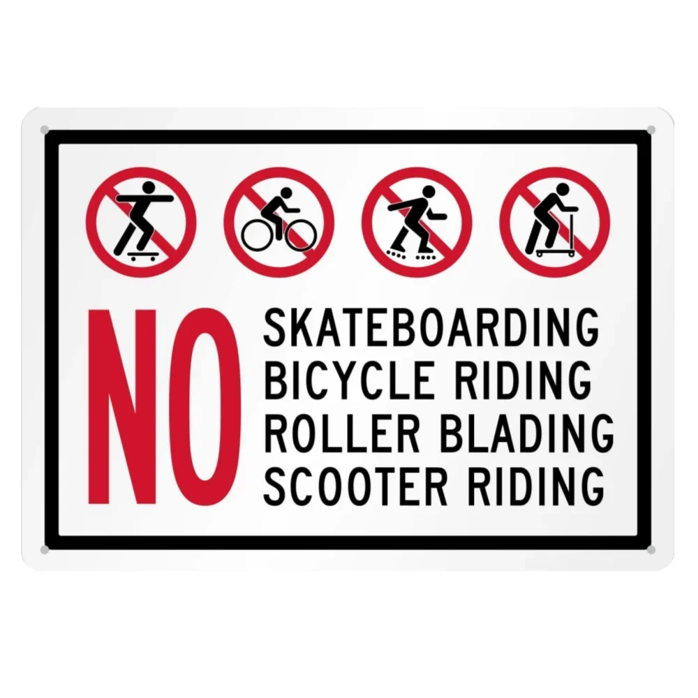 2pcs/4pcs Metal Sign 