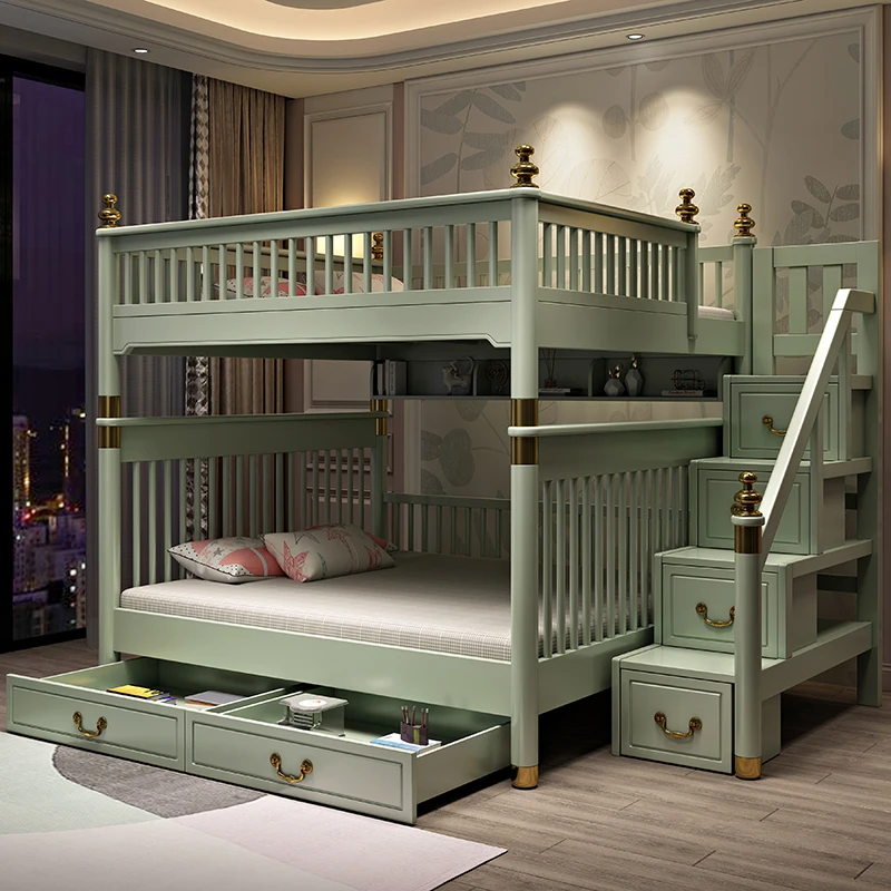 Luxury  all solid wood children's bed