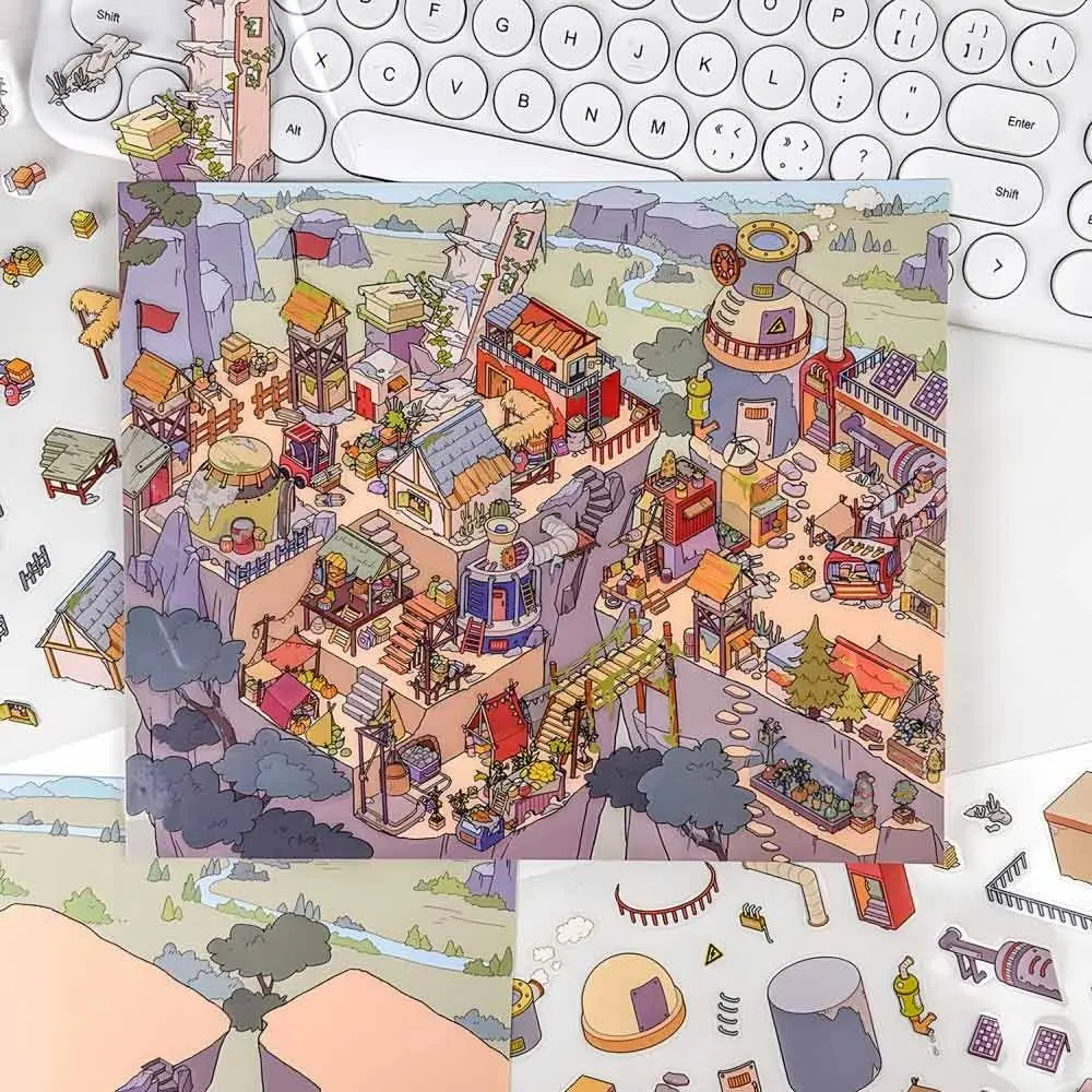 

Серия Roaming the World, миниатюрные коллекционные наклейки, наклейки для домашних животных, бумажные мультяшные наклейки для справочников «сделай сам», визуальное укладка