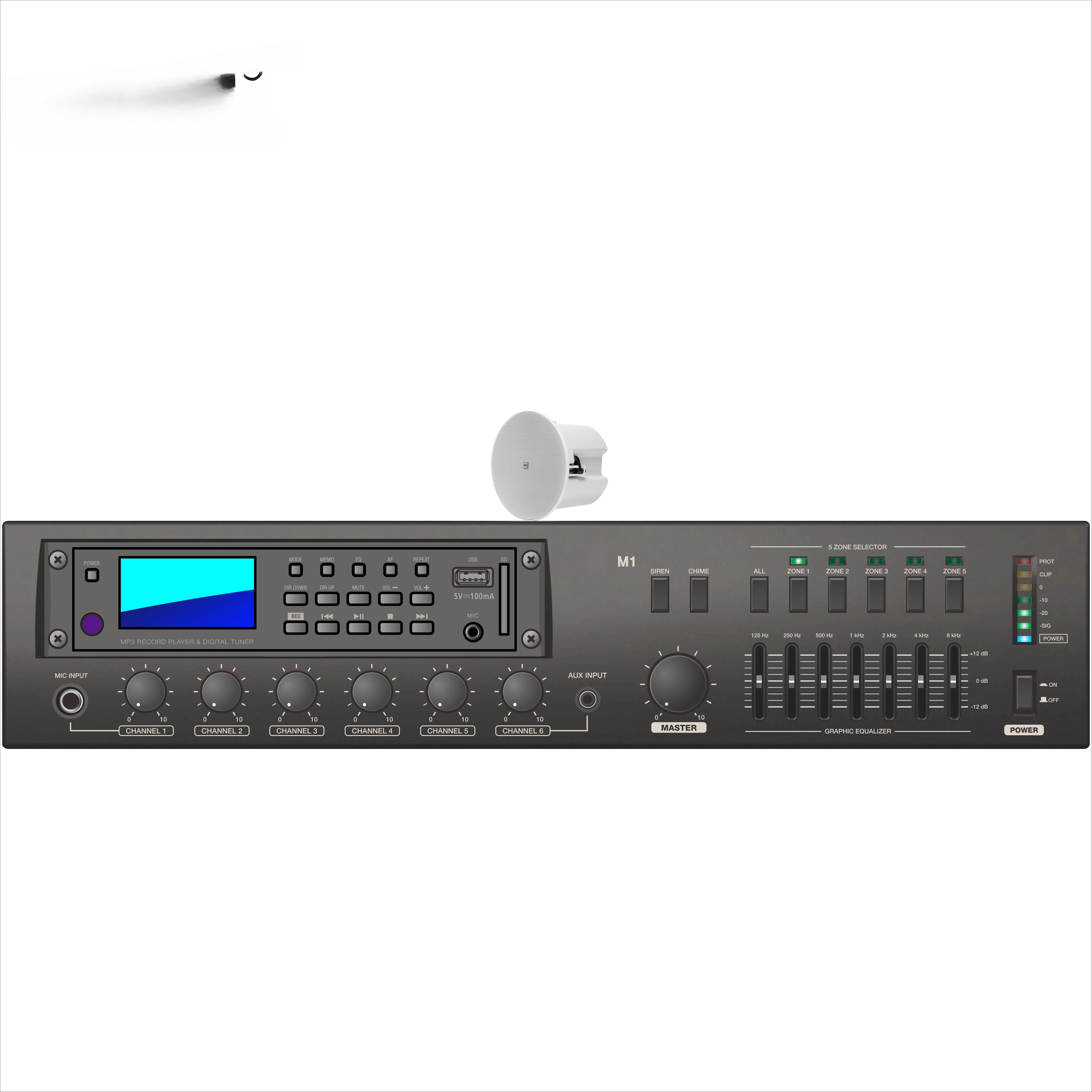 AMPLIFICADOR DE POTENCIA digit - Audio Music Store reseña y precio