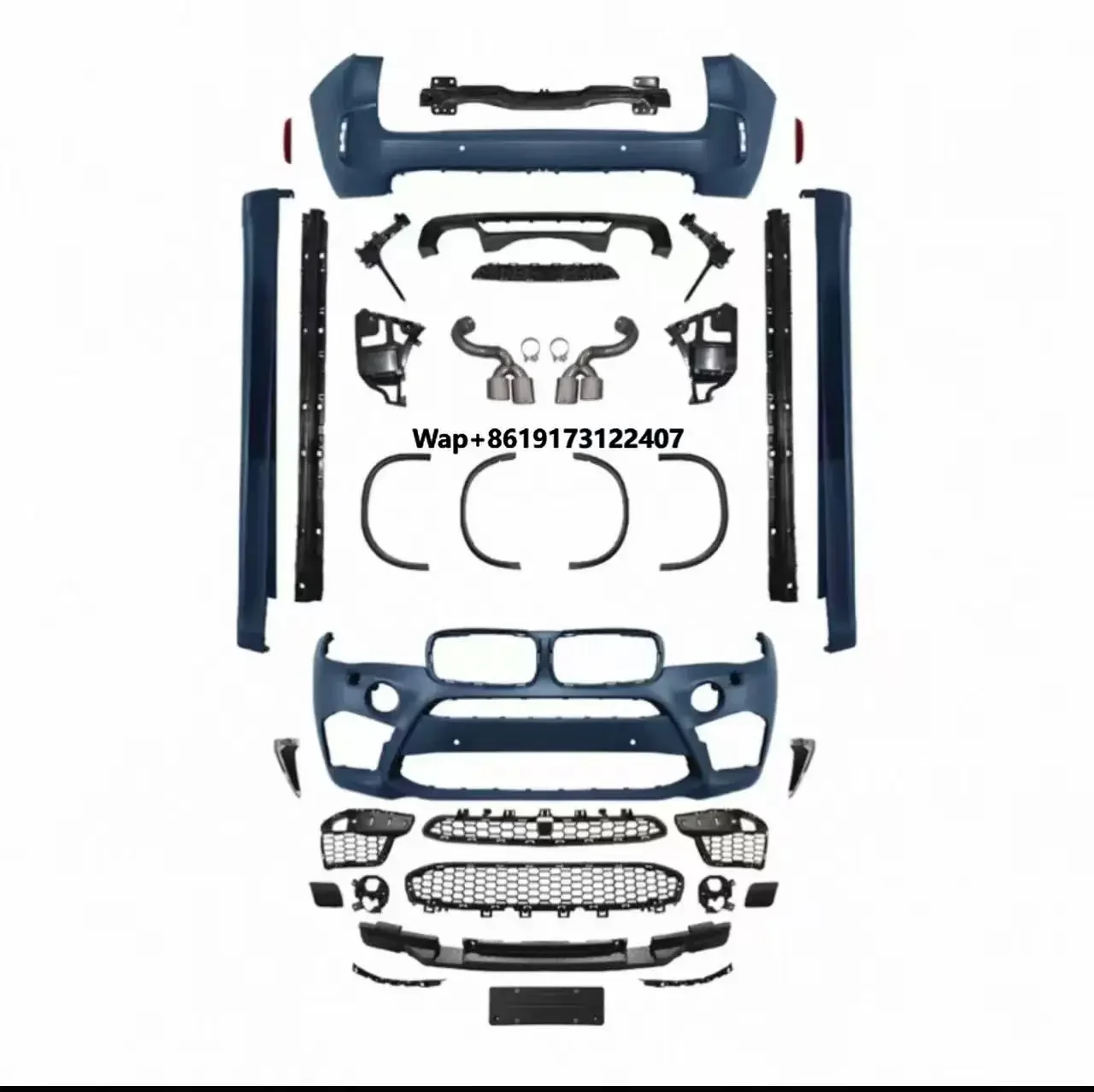 For X5 F15 13-18 Body Kit Upgrade & X5M F85 Tuning Conversion Facelift Kit with 12-Month Warranty