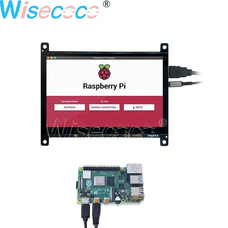 IPS Capacitive Touch LCD Module Screen Monitor 5 Inch 800*480 Display AIDA64 Banana For Raspberry Pi 4 3 2 B B+