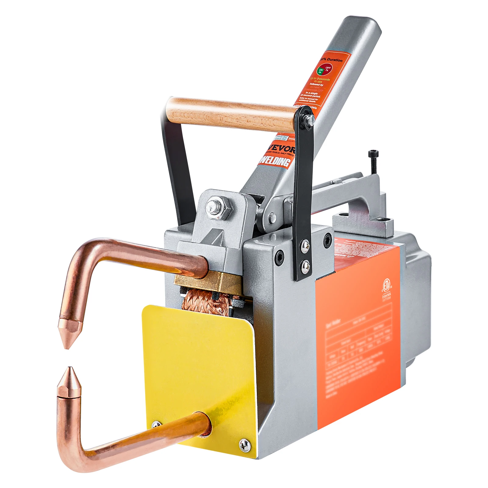 SucceBuy Portable Spot Welder 8KVA Handheld Welding Tip Gun Metal Sheet Spot Welding Machine for Stainless Steel Aluminum Sheet