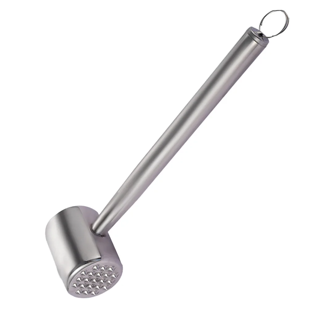

Stainless Steel Meat Hammer Tenderizer Pounder Mallet Kitchen Tool Lightweight Portable Practical Design High Quality Cost