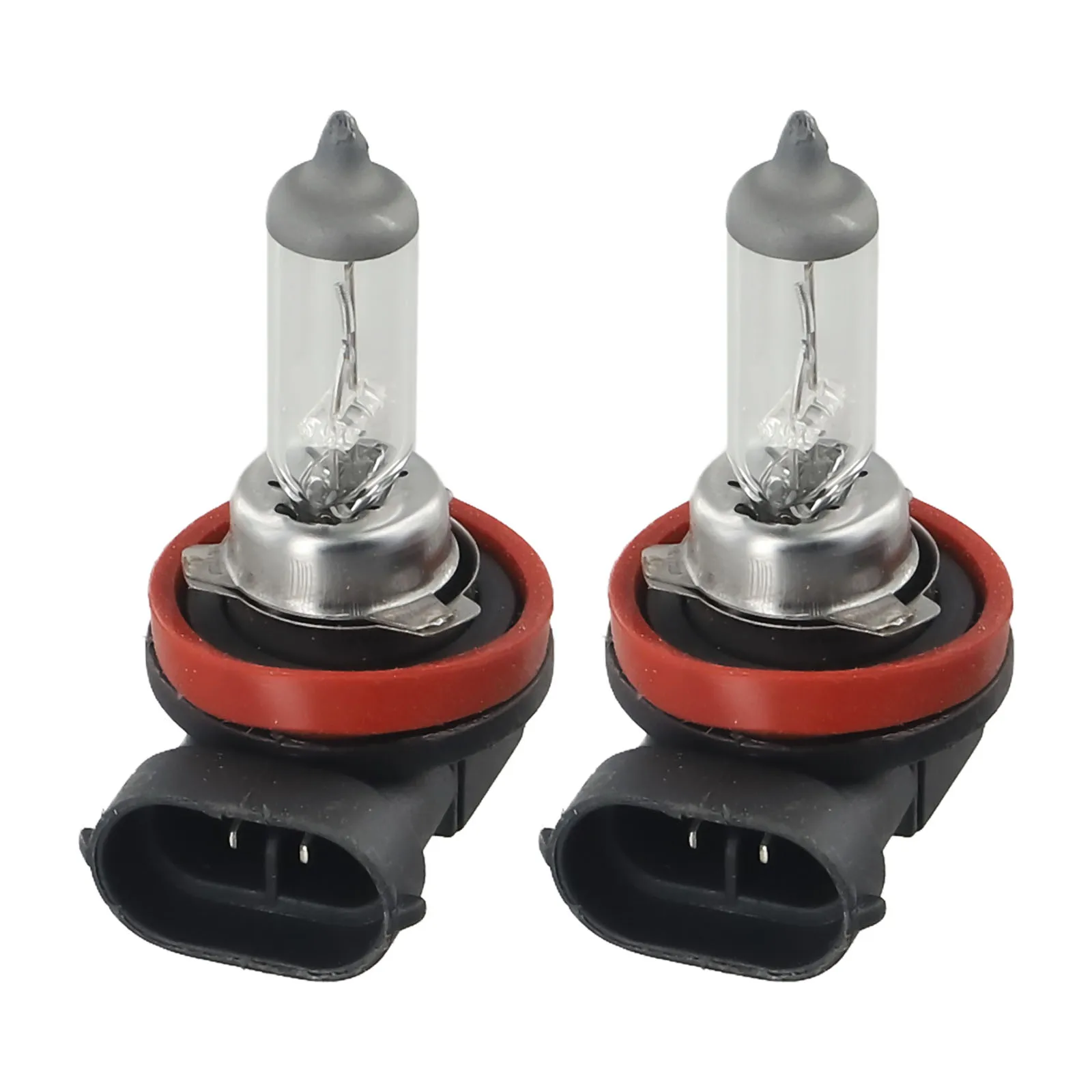 2pcs H11 12V 55W 6000K Super/ White Halogen Fog Light Bulbs Kit For Car Headlights, Quartz Glass Bulb Lamp Replacement Parts