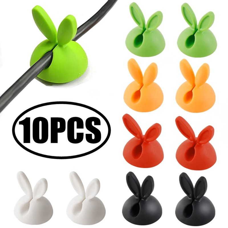 Giữ Cáp Dẻo Silicone Người Tổ Chức Tai Nghe Cáp Cuốn Gọn USB Linh Hoạt Cuốn Gọn Quản Lý Kẹp Giữ Cho Dây Cáp Tai Nghe Dòng Dữ Liệu