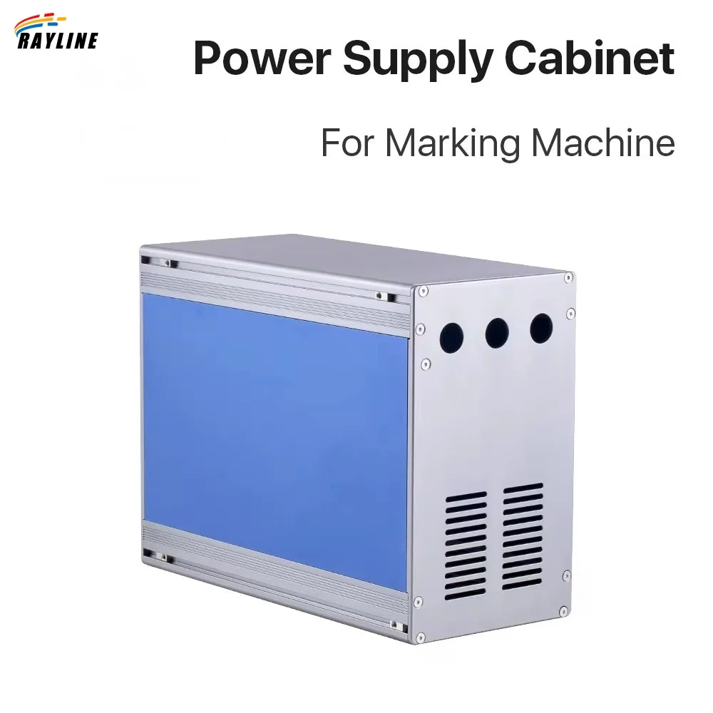 10.6um Co2 Power Supply Cabinet Fly Marking Interface 34*15*26cm Metal Cover for DIY Co2 Marking Machine