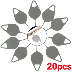 20Pcs/Set for Sim Card Tray Removal Eject Pin Key Tool Stainless Steel Needle for iPhone IPad Samsung for Huawei Xiaomi