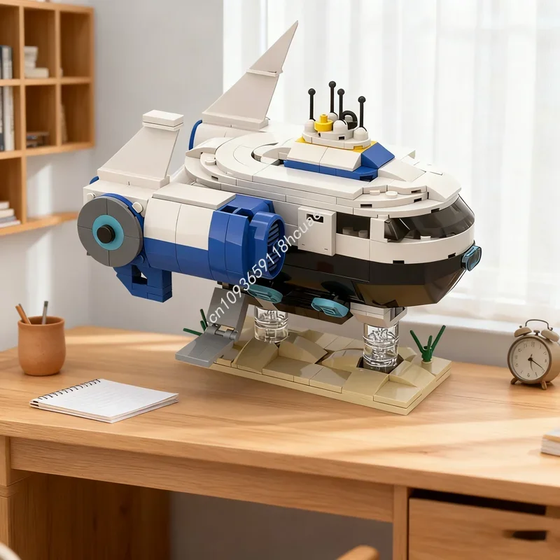 

397 деталей MOC Sunbeam Subnautica Aquazoneed, конструктор, модель для сборки, идея для подарка на Рождество, детские игрушки на день рождения