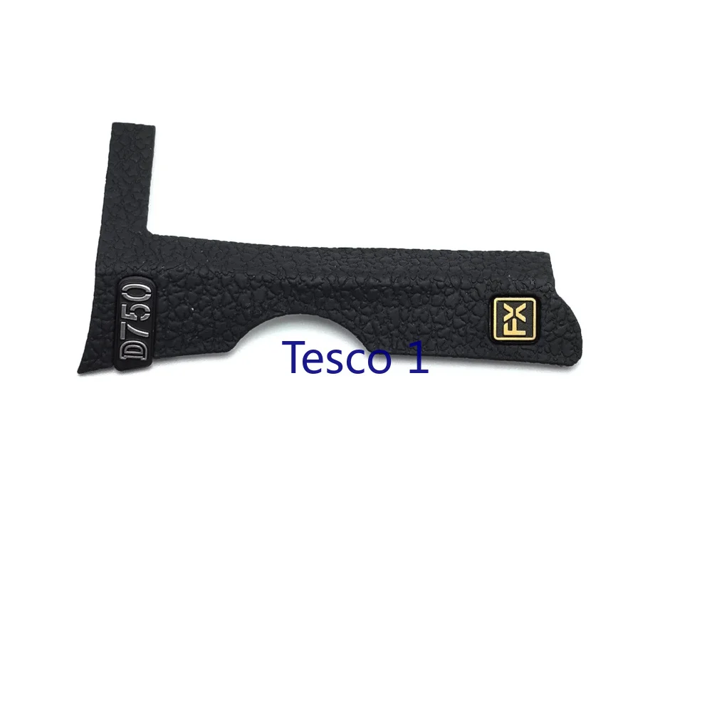 أجزاء الكاميرا الأصلية الجديدة لنيكون D750 الجانب الأمامي غطاء الباب المطاطي غطاء تغليف جلدي وإصلاح شعار FX