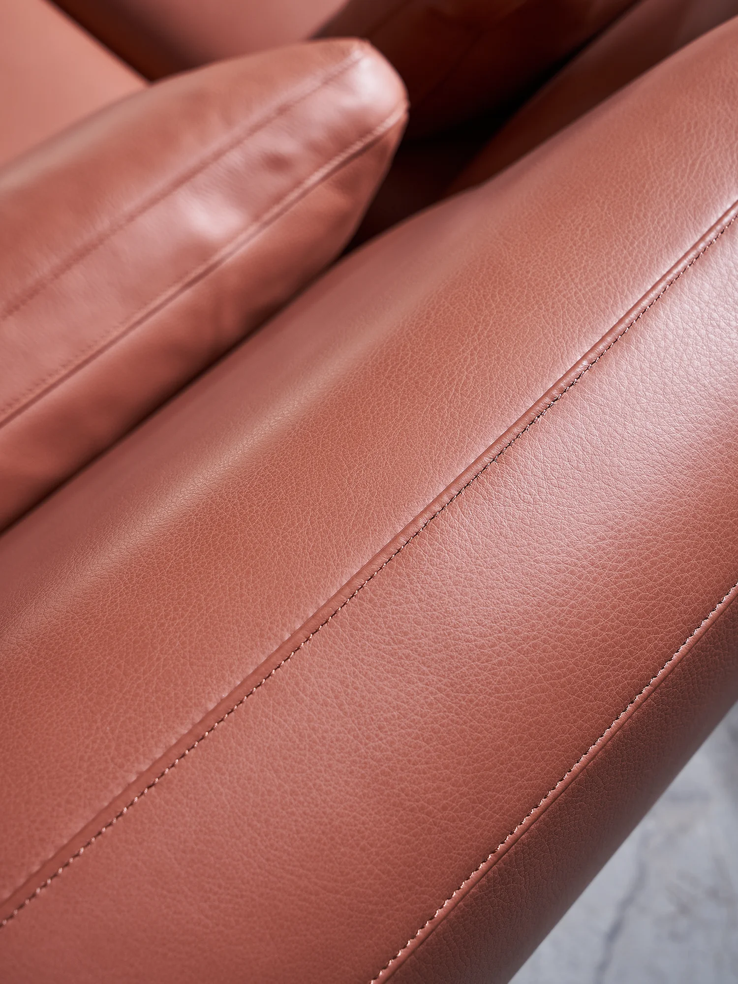 Italian minimalist multi-function variable module leather sofa size apartment modern furniture
