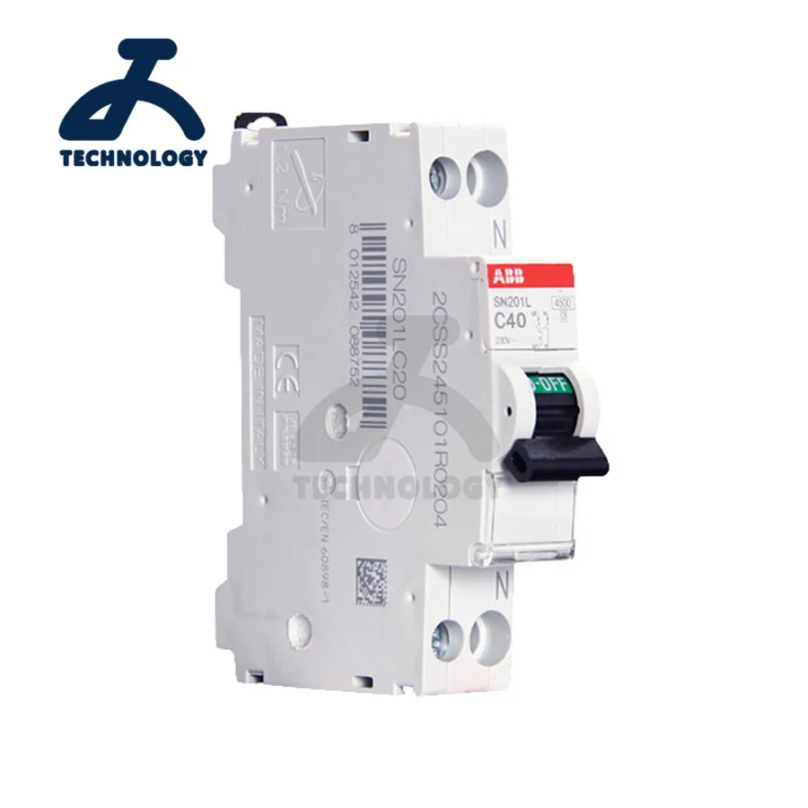 Original New ABB leakage protection air switch SN201-C16 SN201-C20 SN201-C25 SN201-C32 SN201-C40 SN201-IH