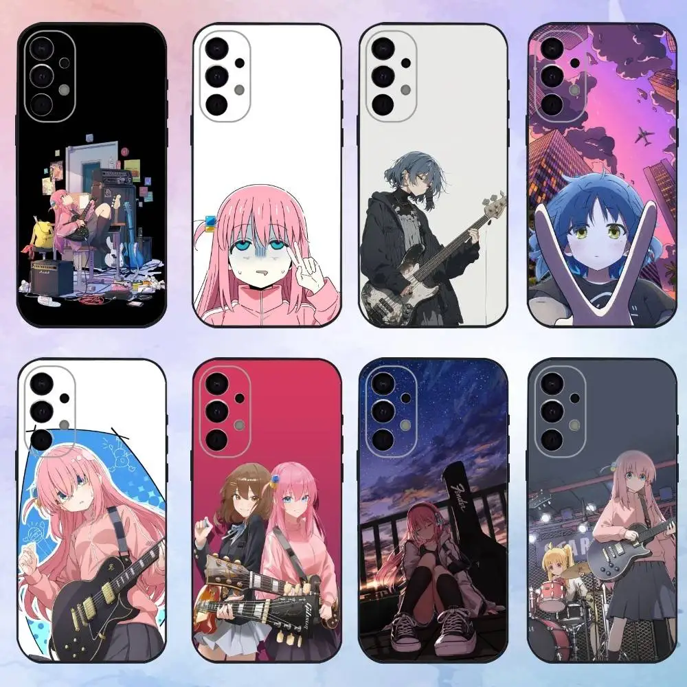 

B-Bocchi The R-Rock Band Cool Phone Case For Samsung S25,S24,S23,S22,S21,Soft Silicone Black Cover3G