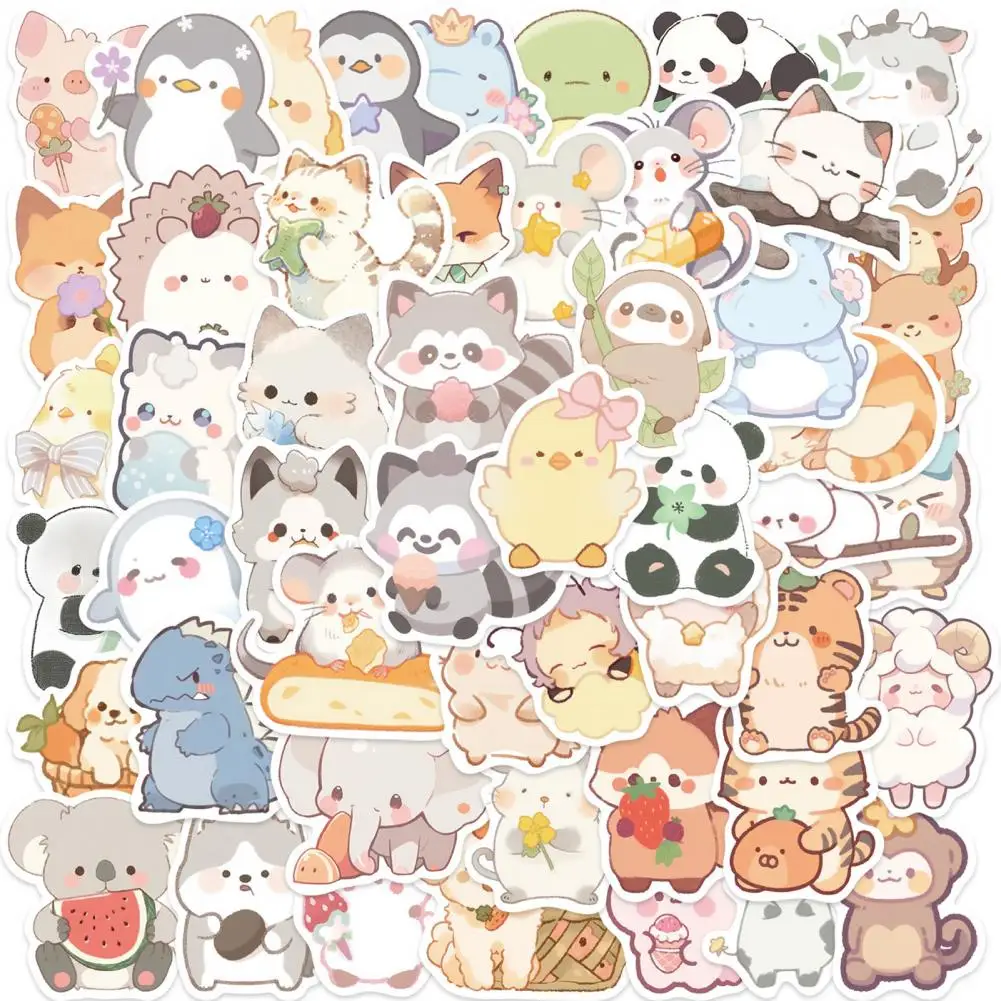 

Self-adhesive Cartoon Sticker 50pcs Cartoon Sticker Set Self-adhesive Waterproof Pvc Decal Kit for Phone Cover Laptop for Cup