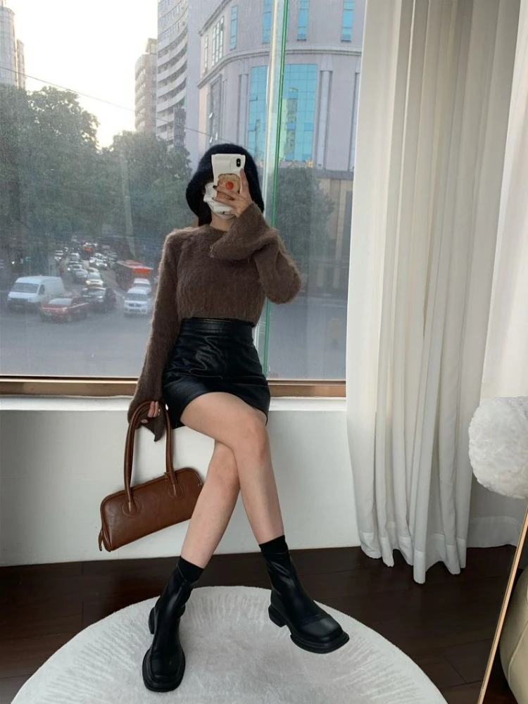 Winter Warm Lined Chelsea Boots Women Elastic Slim Ankle Boots British Style Short Booties Fashion Female Shoes 2026 New