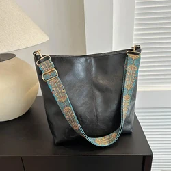 Women's Fashionable Solid Color Tote Bag, Casual Versatile Zipper Shoulder Bag for Daily Used, Trendy All-match Commuter Bag