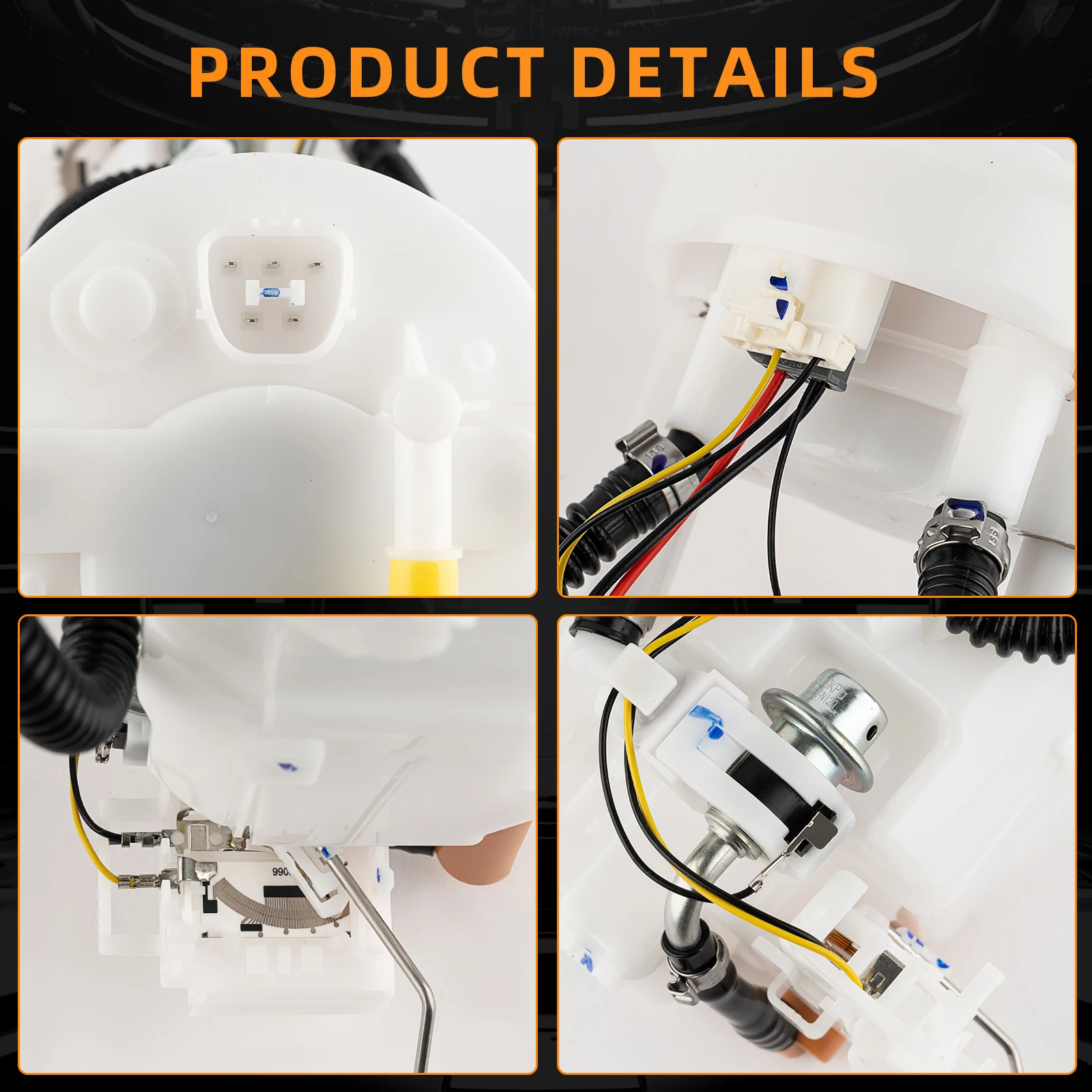 Fuel Pump Module Assembly Fit Honda Civic 2001-2005 1.3L 1.7L 2.0L Gas Hybrid Models image 2