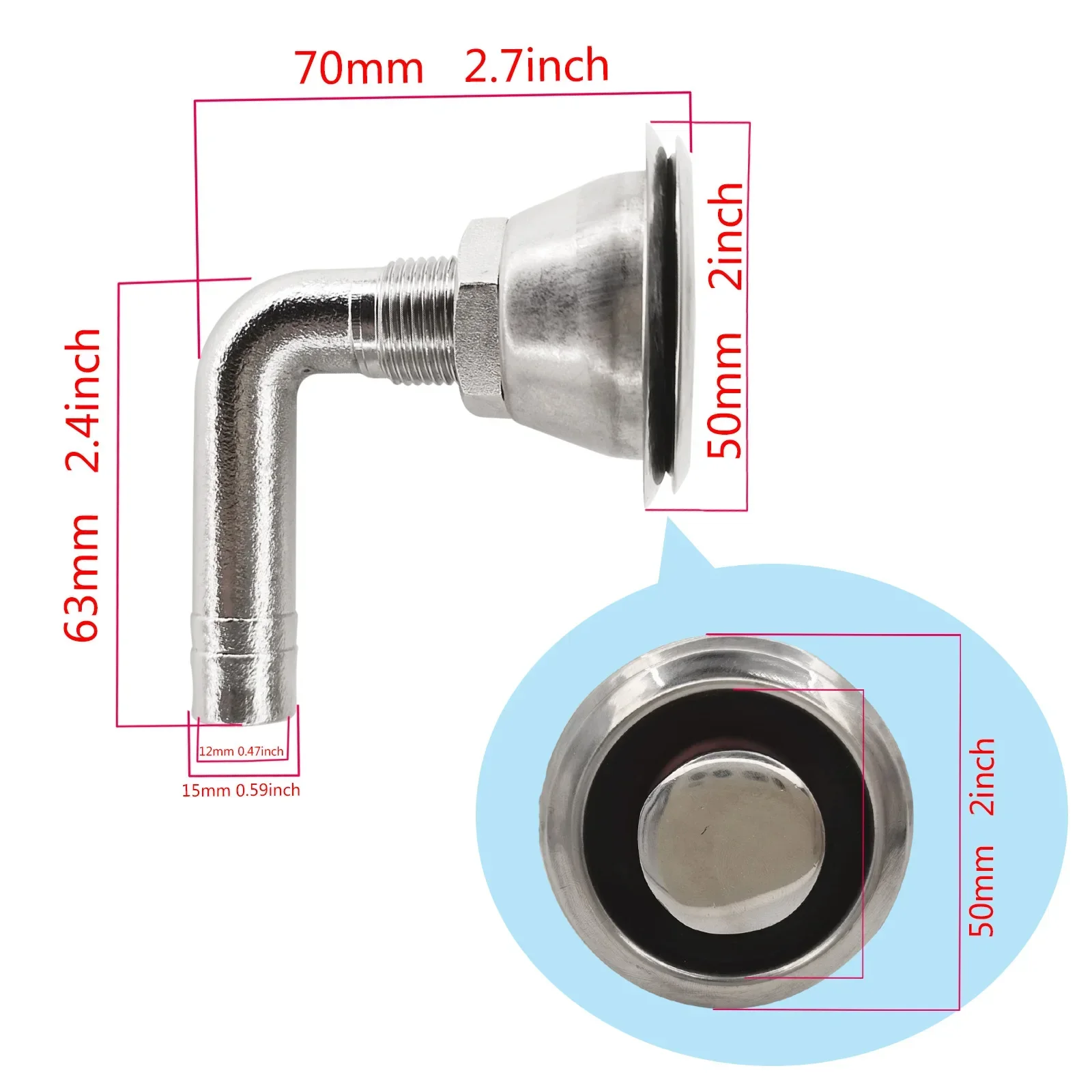 

Accessory toolsStainless steel marine 316 fuel tank ventilation port 3/4 inch 5/8 inch marine accessories