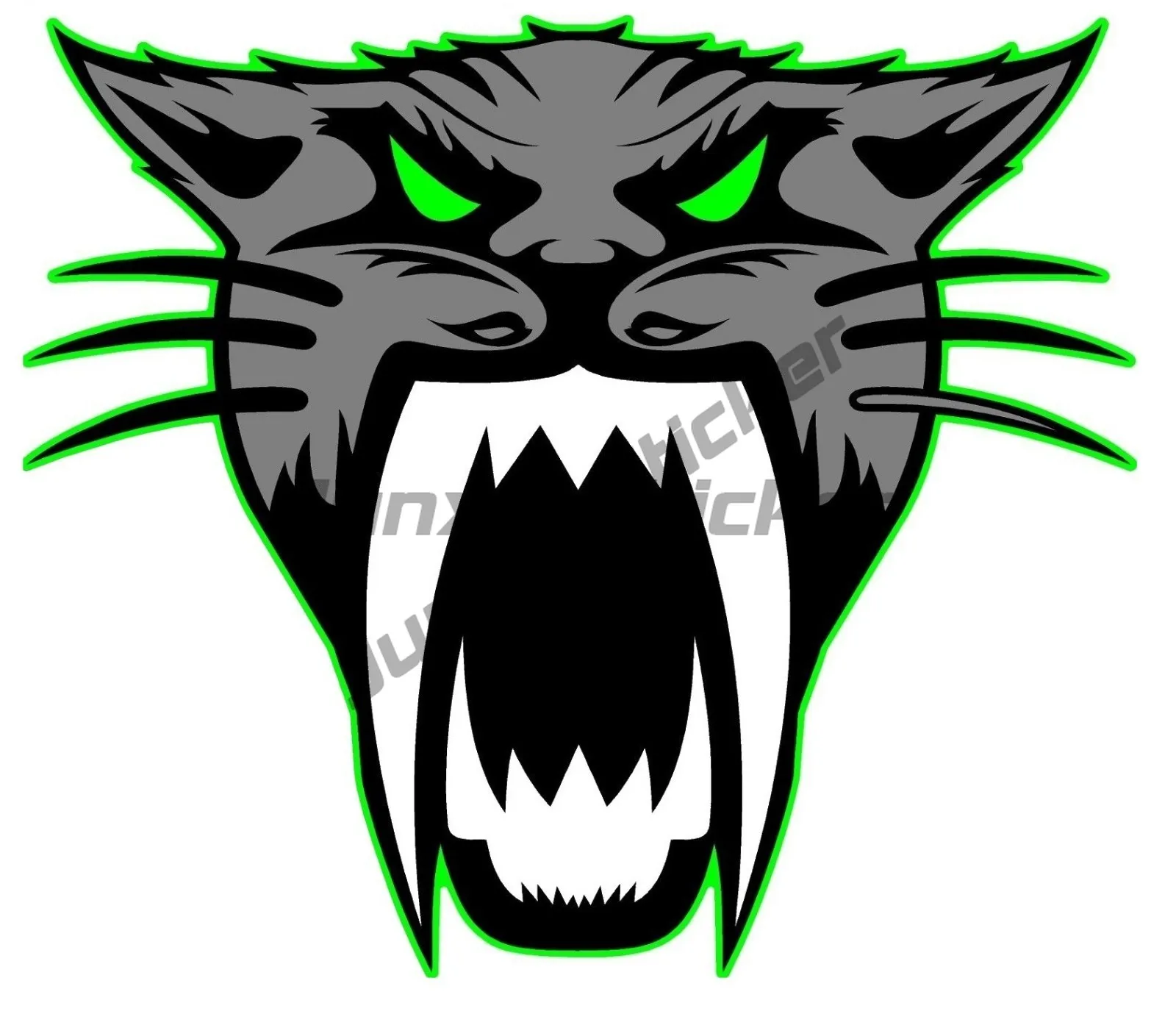 

Arctic Cat Head Stickers Car Phone Helmets Laptop Die Cutting Toolbox Stickers Window