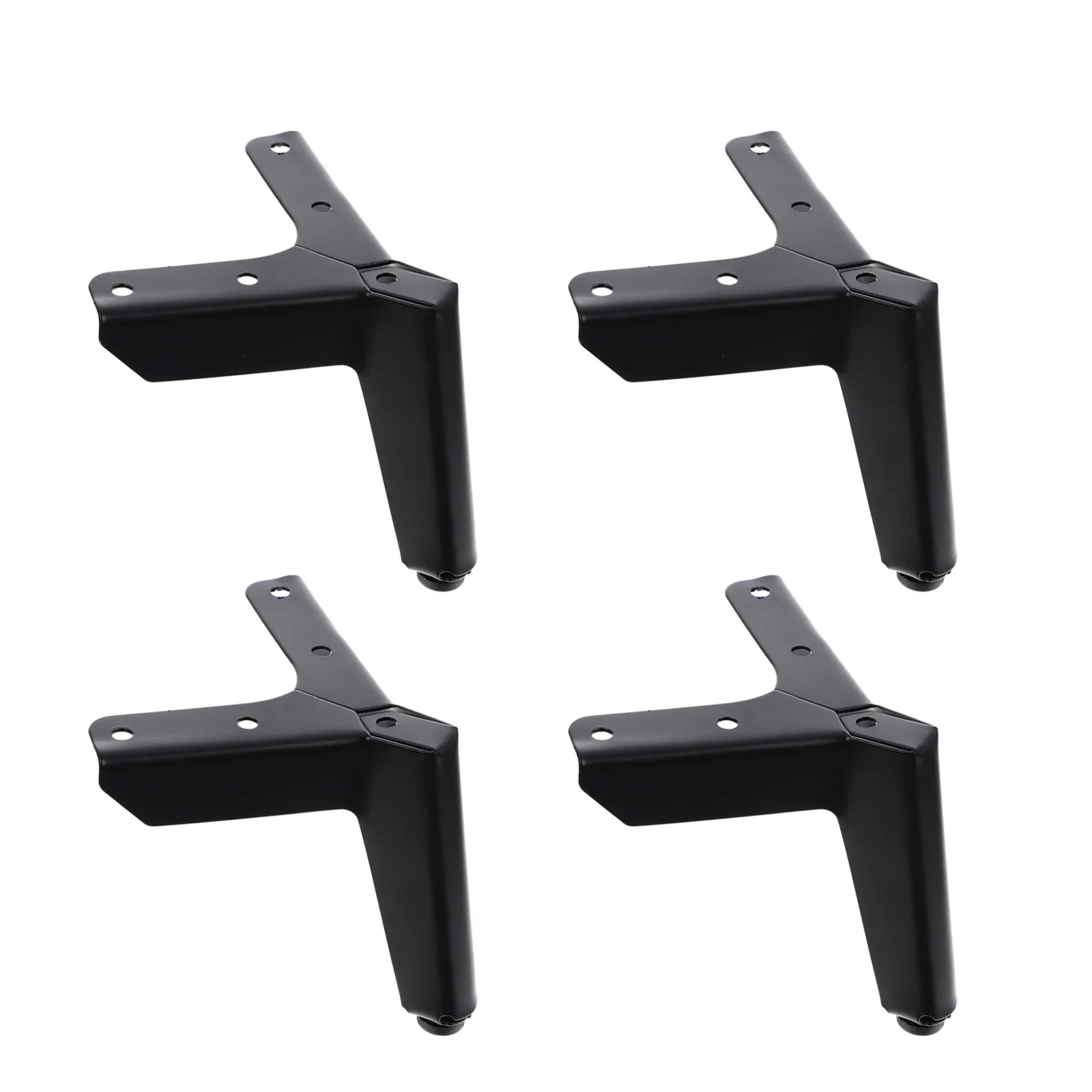 

4 шт. железных опорных ножек для мебели, устойчивая конструкция, высокая несущая способность, легко чистятся, креативный дизайн для домашнего декора.