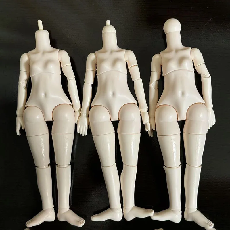 White / Nude Skin 1/6 Bjd Doll Mechanical Joint Body 30cm Practice Makeup Doll Kids Girls Doll Toy Gift