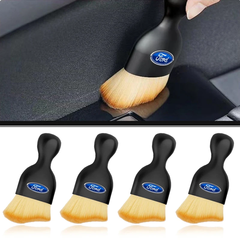 Automotive Interior Cleaning Soft Brush Dust Removal Cleaning Tool  For Ford Focus Mondeo MK1 MK2 MK4 MK3 Fiesta ST  Transit