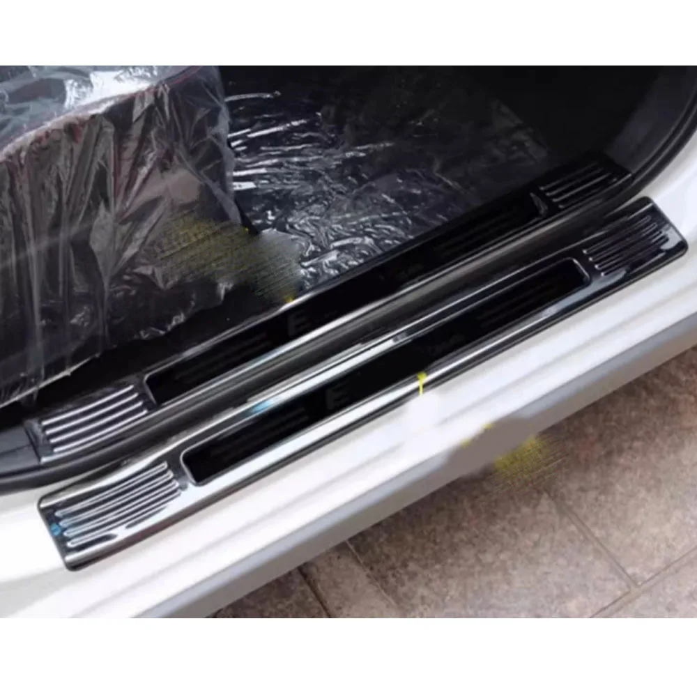 For Nissan Qashqai J12 2022 2023 2024 Car External Door Sill Scuff Plate Cover Steel Threshold Pedal Sticker Auto Accessories