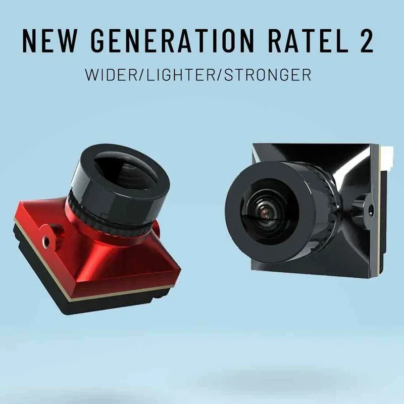 กล้อง Caddx Ratel 2 V2 FPV Ratel2 เลนส์ 2.1 มม. อัตราส่วนภาพ 16:9/4:3 NTSC/PAL สลับได้ พร้อมเลนส์เปลี่ยน กล้องไมโคร FPV สำหรับโดรน