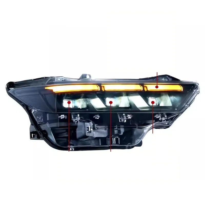 

Автомобильная светодиодная фара для Ford Mustang 2024-2025, модифицированная передняя дневная ходовая фара, поворотный Siganl