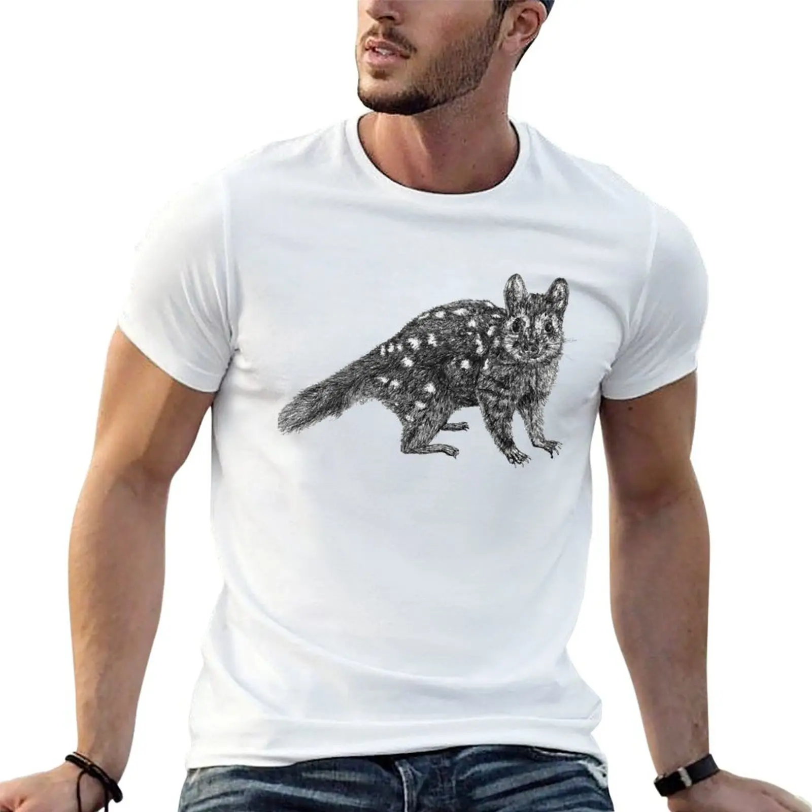Amanda the Quoll T-Shirt Plus Size Workout Short Sleeve Top