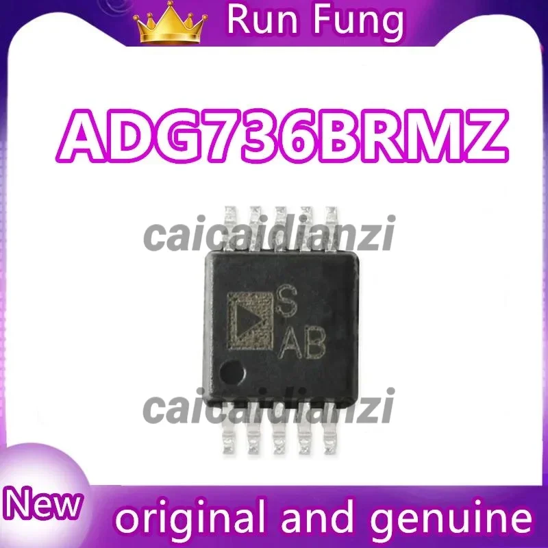 ADG736BRMZ-REEL7 ADG736BRMZ 2 Circuit IC Switch 2:1 4Ohm 10-MSOP 10Pcs/Lot  New Original