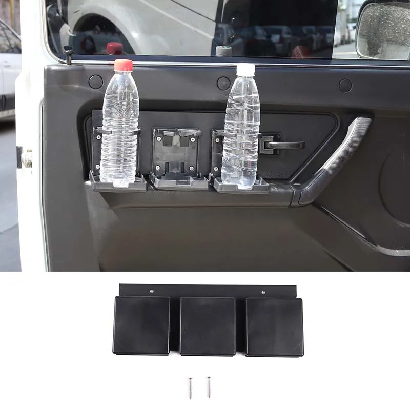 

For Lada Mud Tile Inner Door Panel Cup Holder Mobile Phone Storage Rack Door Armrest Bracket ABS/Carbon Steel Accessories