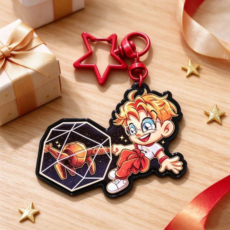Project Hail Mary Grace Rocky Save Stars Lanyard  Acrylic Keychain Anime Book Fans Bag Charm Pendant Gift for Science Lovers