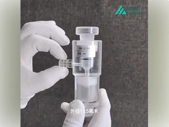 DDF Type Titration Valve Transparent Corrosion-resistant Dripping Raw Material Tank Flow Control Valve Accessory
