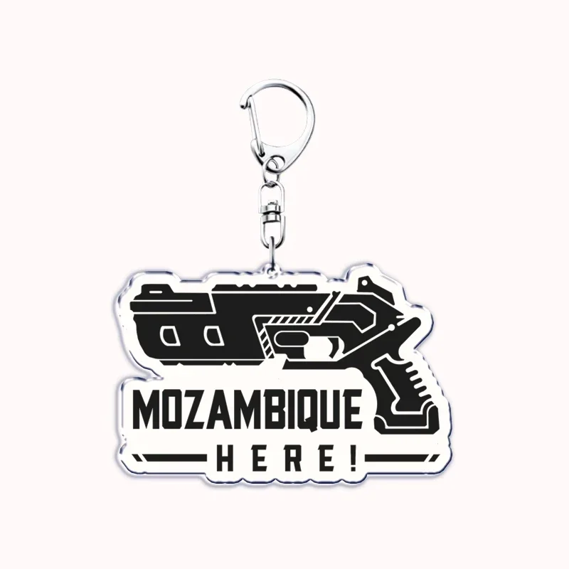 Apex Legends Game Acrylic Key Chain Pendant Funny Bloodhound Nessy Gun Key Ring Keychains Keyring for Bag Pendant Jewelry Gifts