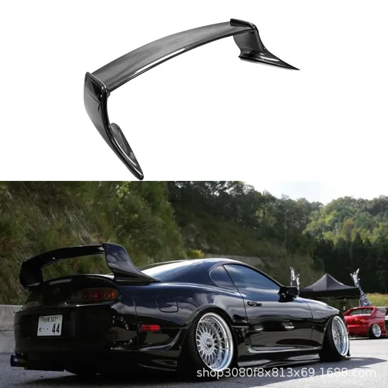 

Suitable for Toyota Supra MK4 JZA80 Bull Demon King TR Style Carbon Fiber Tall Tail Spoiler Wing