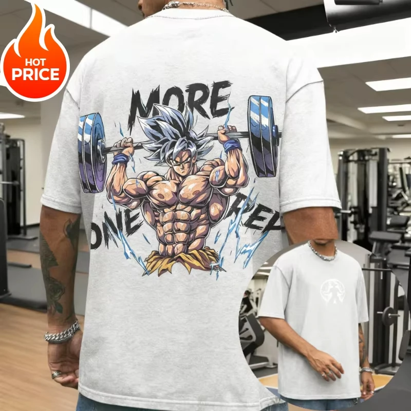 

Super Saiyan Son Goku Gym Vintage Harajuku Anime Dragon Ball Men Summer T-Shirt Loose Women Streetwear Casual Short Sleeve Tee