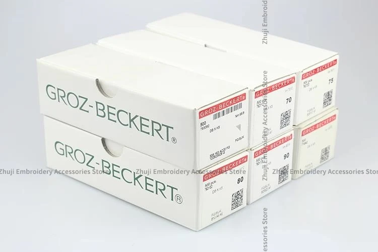 500pcs Silver Needle Germany Grotz GROZ-BECKERT DbXK5 Db*K5 8 9 10 11 12 14 16 Computer Embroidery Machine Accessories