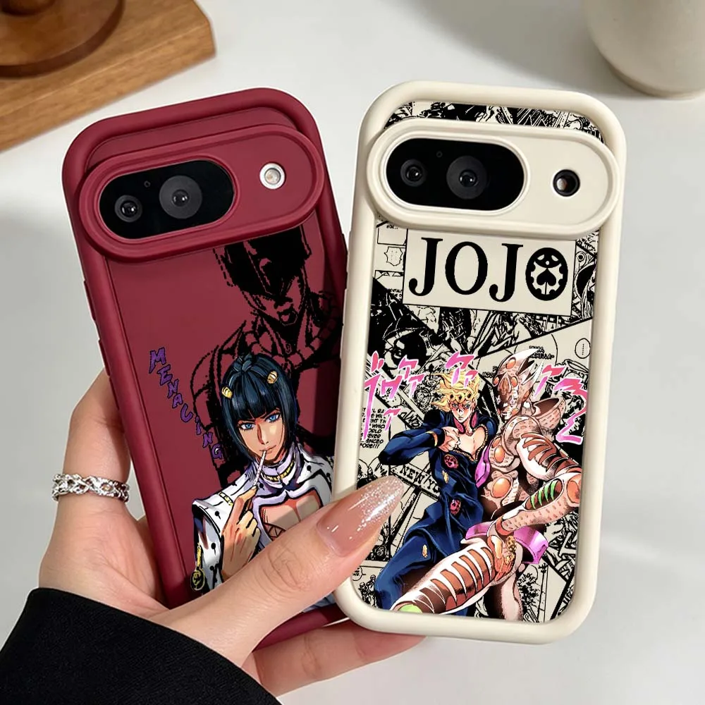 JOJO Handsome Phone Case For Google Pixel 10 9 8 7 9a 8a 7a Pro XL Eye Ladder Silicone Cover view 2