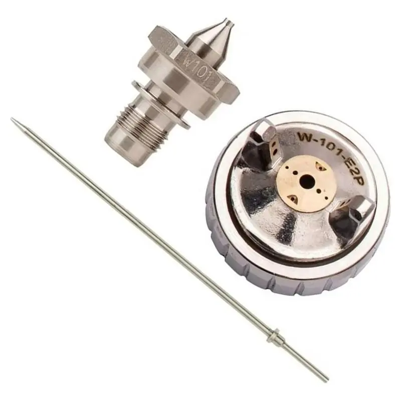 ABUI-Automatic WA-101 Spray Gun Nozzle Needle Air Cap Spray Gun Parts WA-101 Paint Spray Gun Parts Accessory