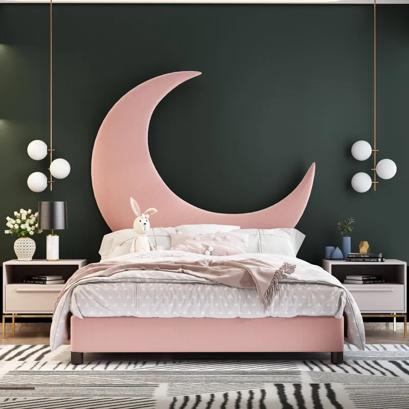 

*Luxurious Children's room Furniture - Soft Cushions Modern Wooden Room Set