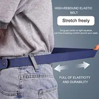 No Buckle Invisible Belt for Men and Women, Fashion Accessories Comfortable for More Family, Jeans and Pants Elastic Belt - Image 5