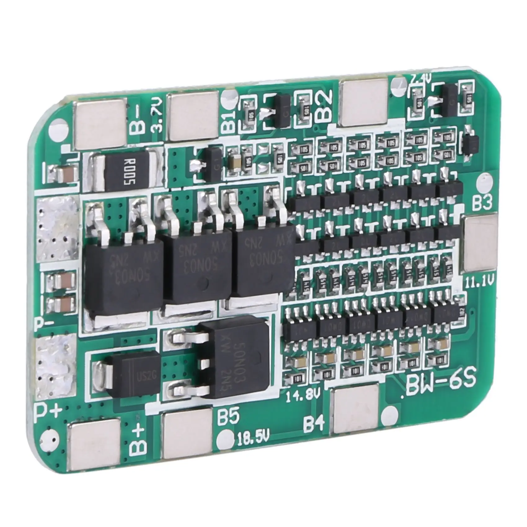 AY14 -6S 15A 24V PCB BMS Charger Protection Board For 6 18650 Li- Lithium Battery Cell Module DIY Kit