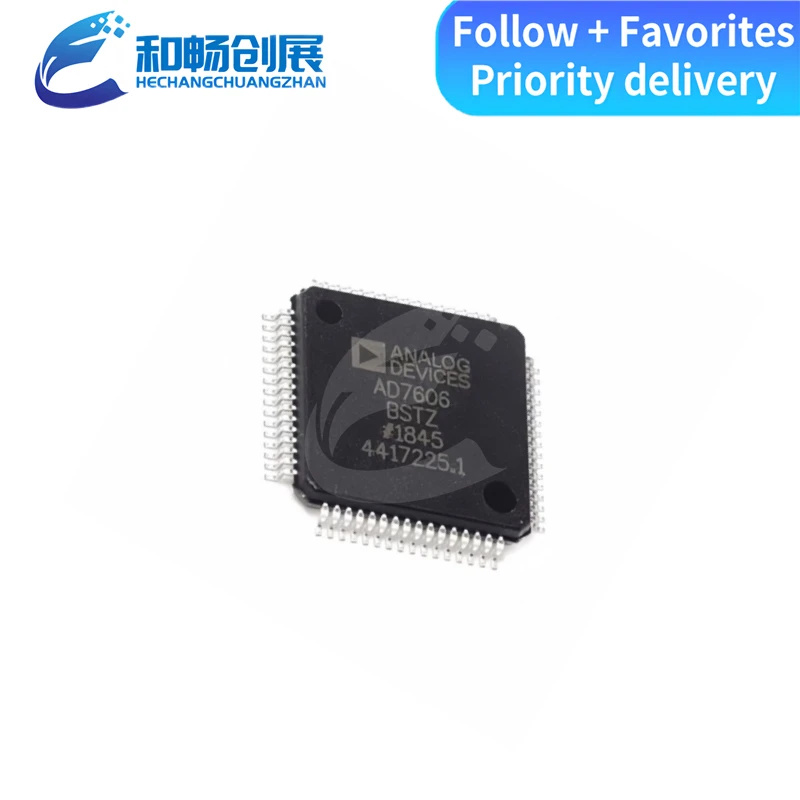 

Brand new original AD7606BSTZ LQFP-64 8-channel DAS built-in 16-bit synchronous sampling ADC chip