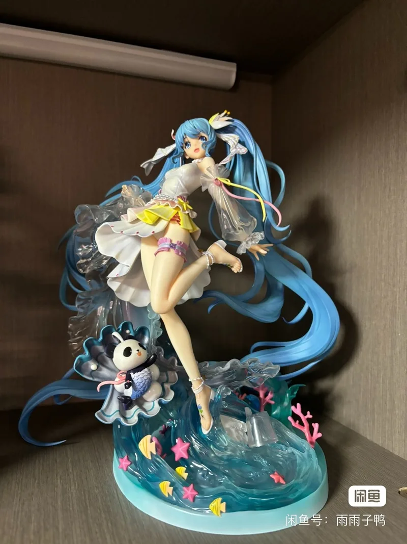 การ์ตูน Hatsune Miku Pvc Kawaii สาวอะนิเมะการ์ตูน Action Figure ของเล่นตกแต่งชุดเด็กคริสต์มาสของขวัญ