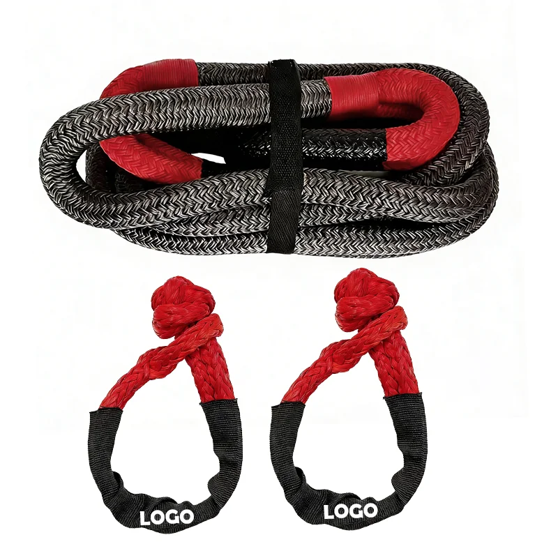 Kinetic Recovery Rope 30Ft - 헤비듀티 12T 키네틱 복구용 견인 로프