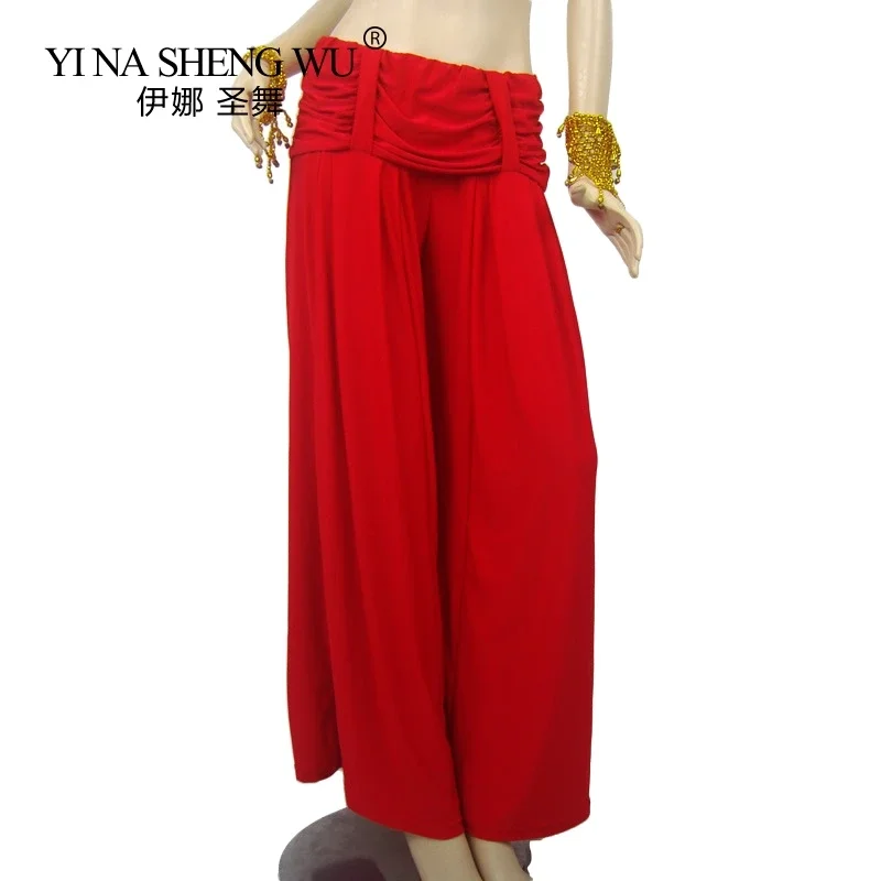 1 قطعة ممارسة الرقص الشرقي السراويل الجديدة كريستال القطن أزياء النساء أزياء الرقص الشرقي السراويل أداء الرقص القبلي 9 ألوان #5