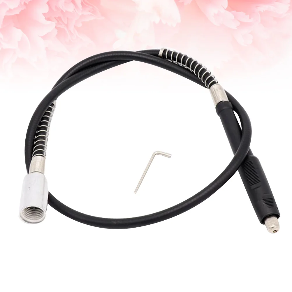 Extensión de herramienta de eje flexible para trabajo en espacios estrechos con eje Flexible de 360 grados, extensión de taladro Flexible negra, 1 Uds.