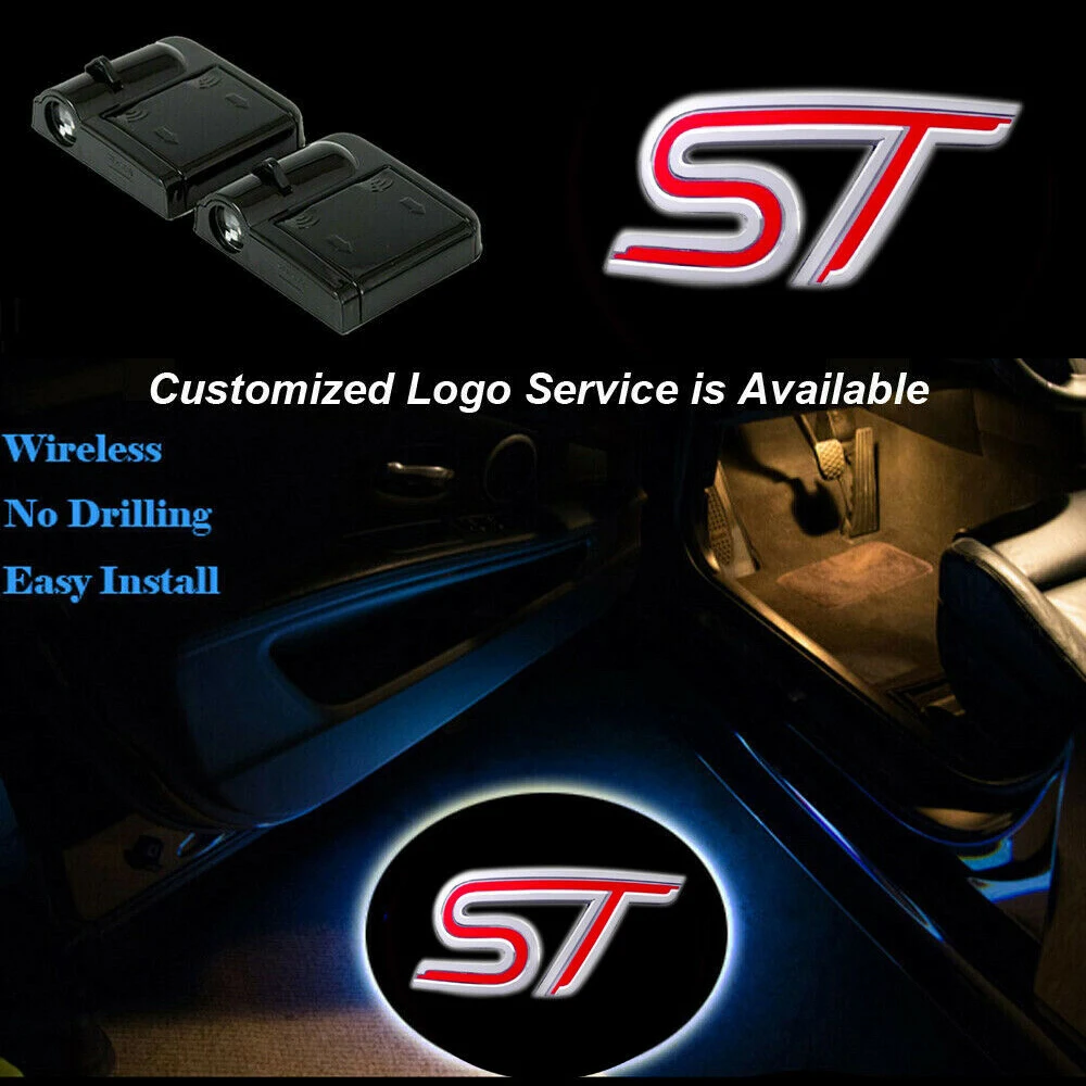 

2 Pieces ST Logo Wireless Car Door LED Welcome Ghost Shadow Light Courtesy Projector