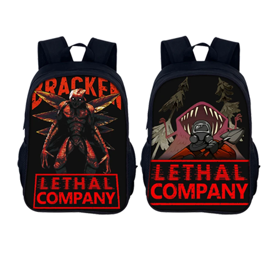 Merchandise Of Lethal Company School Bag Student backpack Lethal Company Poster Backpack Cheap Anime Softback Gift